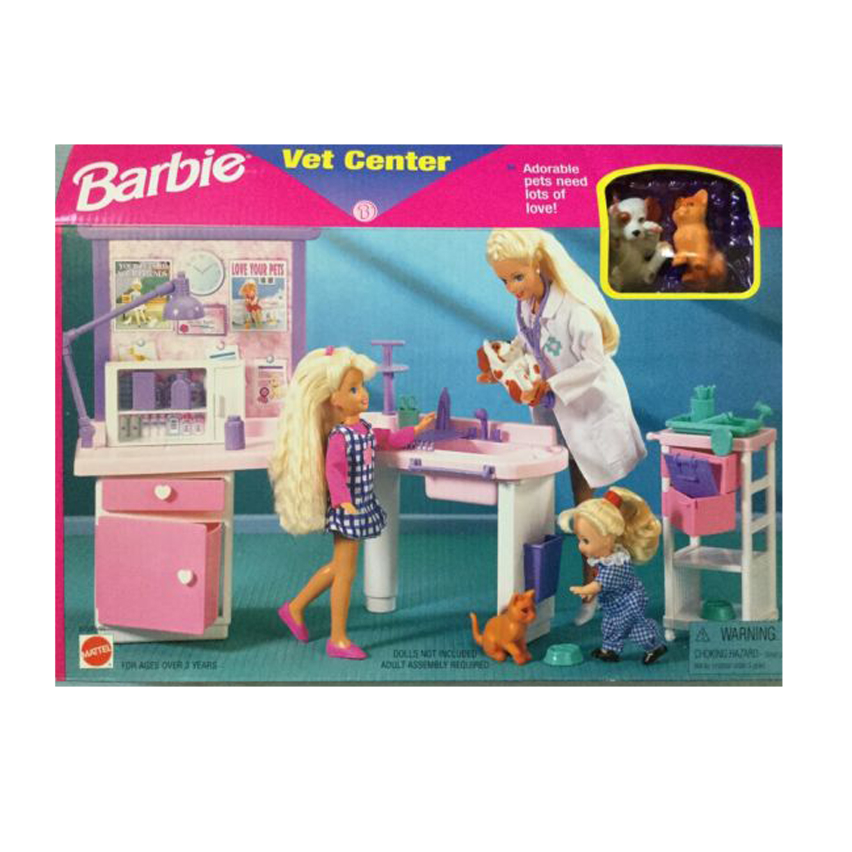 barbie vet play set