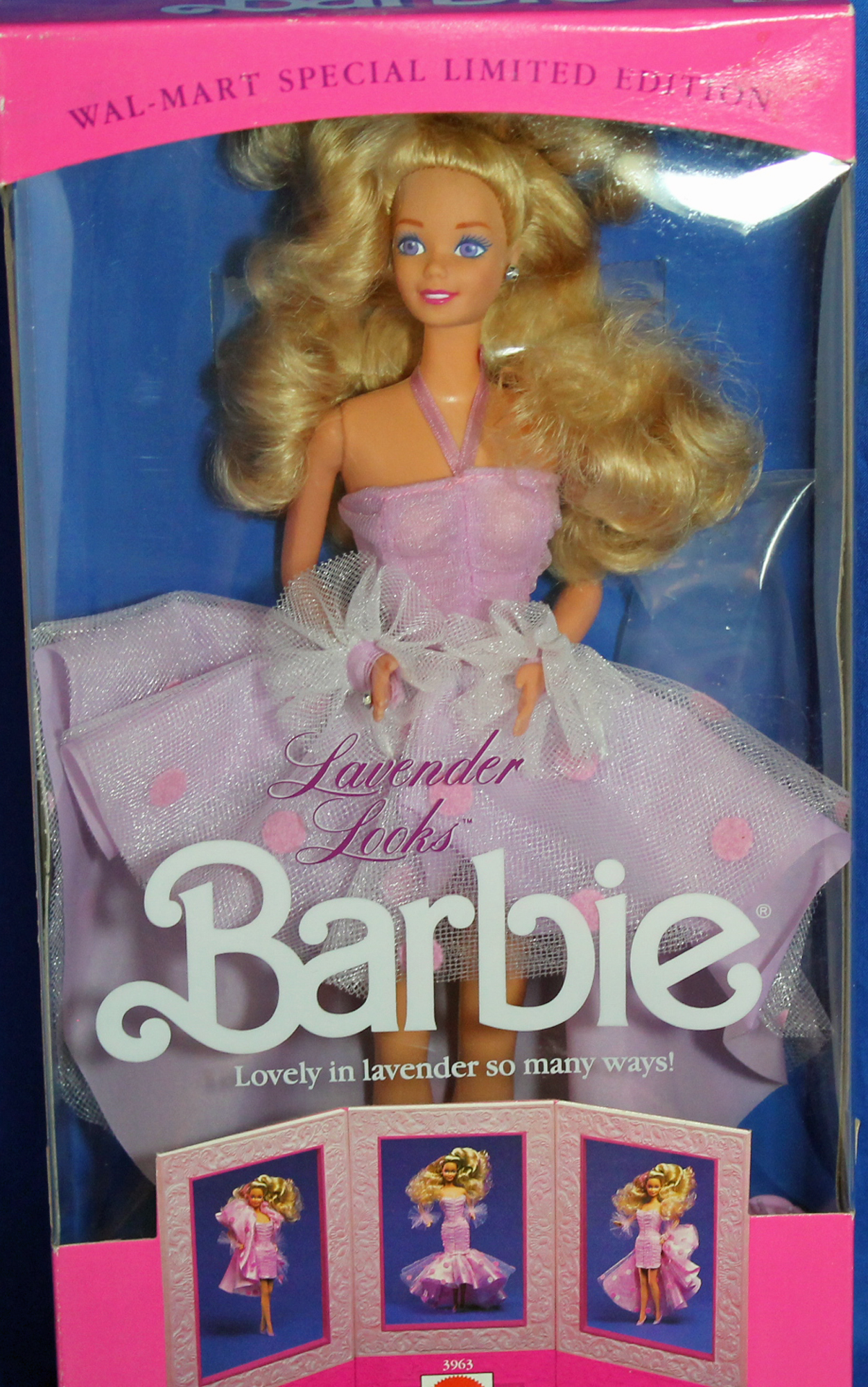 Barbie 3963 MIB 1989 Walmart Lavender Looks Doll | eBay
