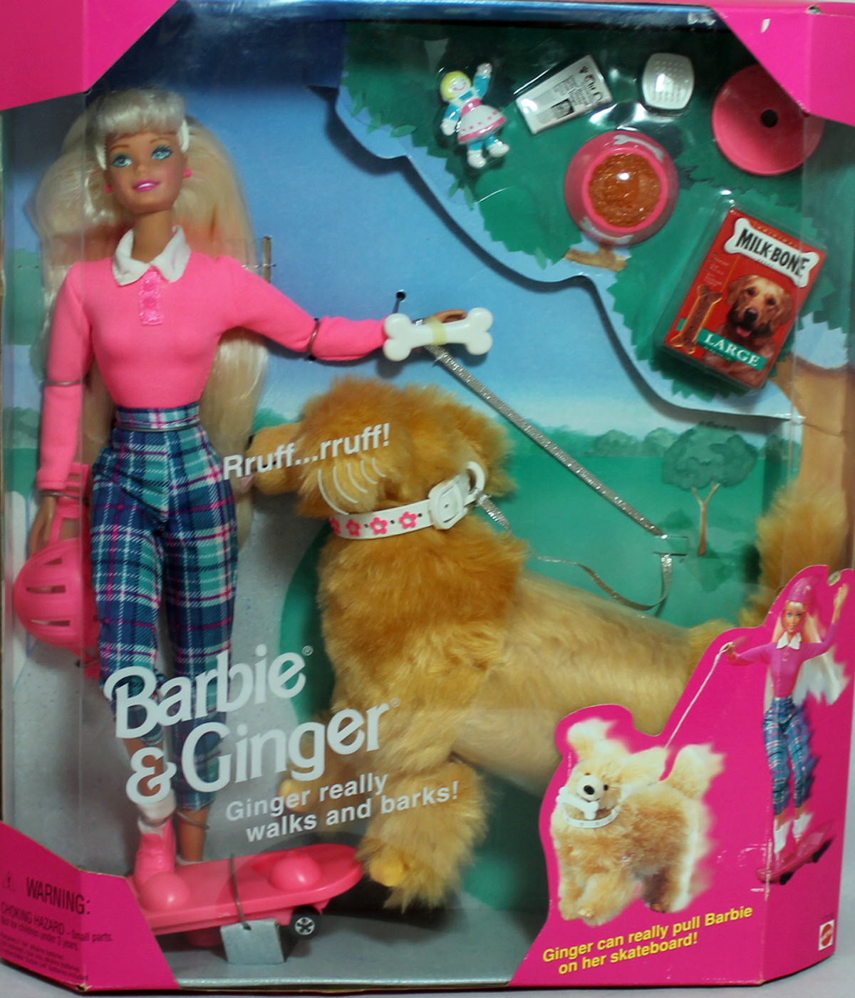 barbie and ginger dog