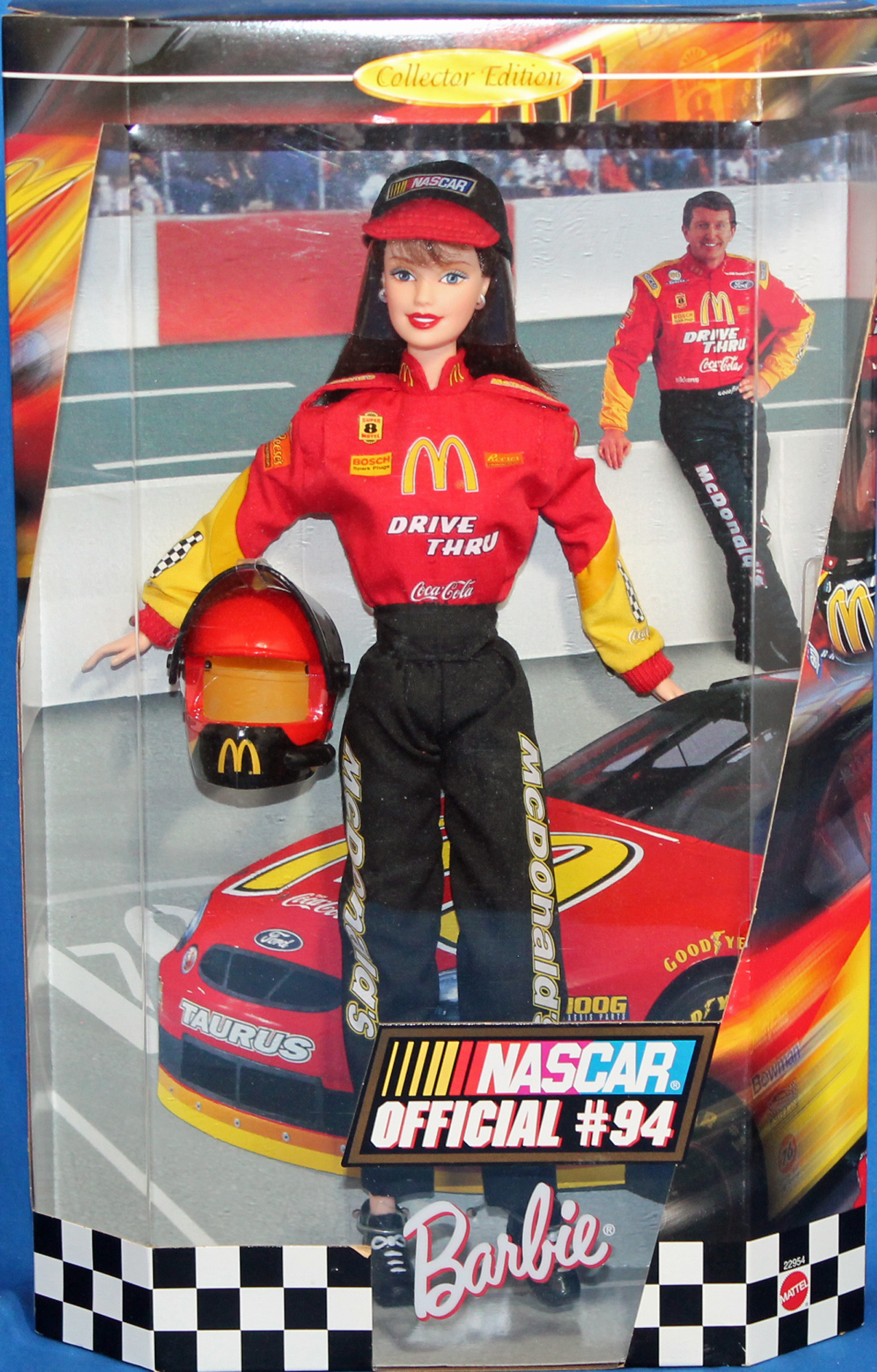 Nascar Official #94 Barbie 1999, NRFB Mint w/LN box - 22954 74299229541